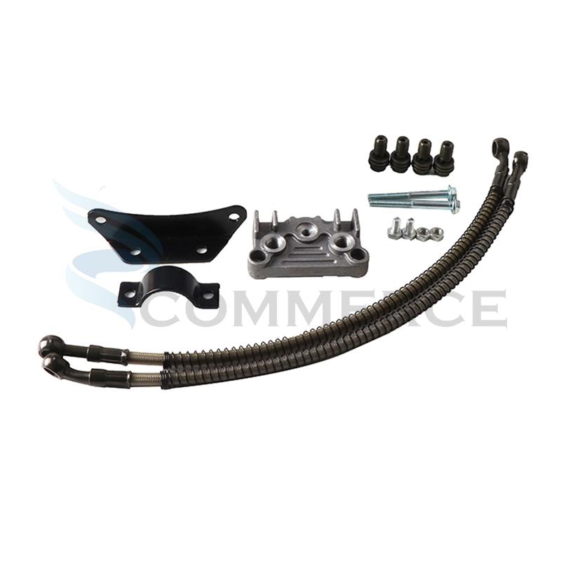 Motorcycle Oil Cooler Radiator Engine Cooling Universal For 50 70 90 110 125 140cc Dirt Pit Bike Monkey Moto Quad ATV Motocross