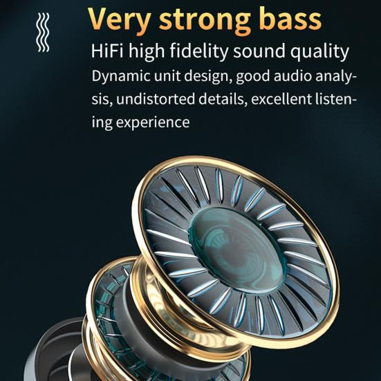 4Pcs M22 Earphone Noise Reduction Mini Bluetooth-compatible 5.1 Wireless Earpieces for Phone