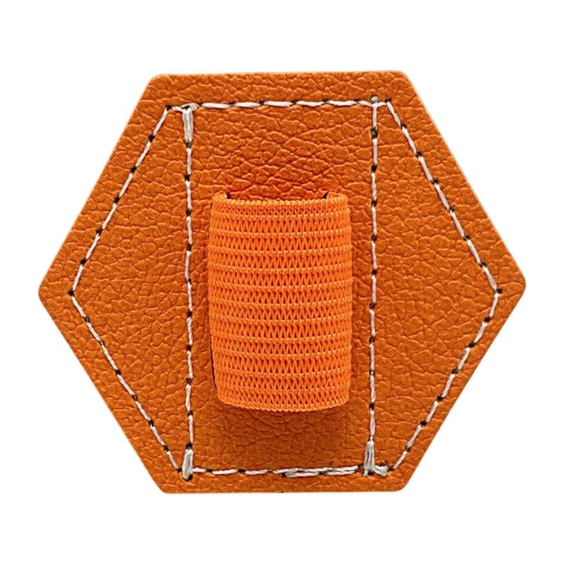 Leather Pen Clip Holder Adhesive Pen Holder Tablet Pen Holder Elastic Pen Holder for Hardcover Notebook Journal Planner