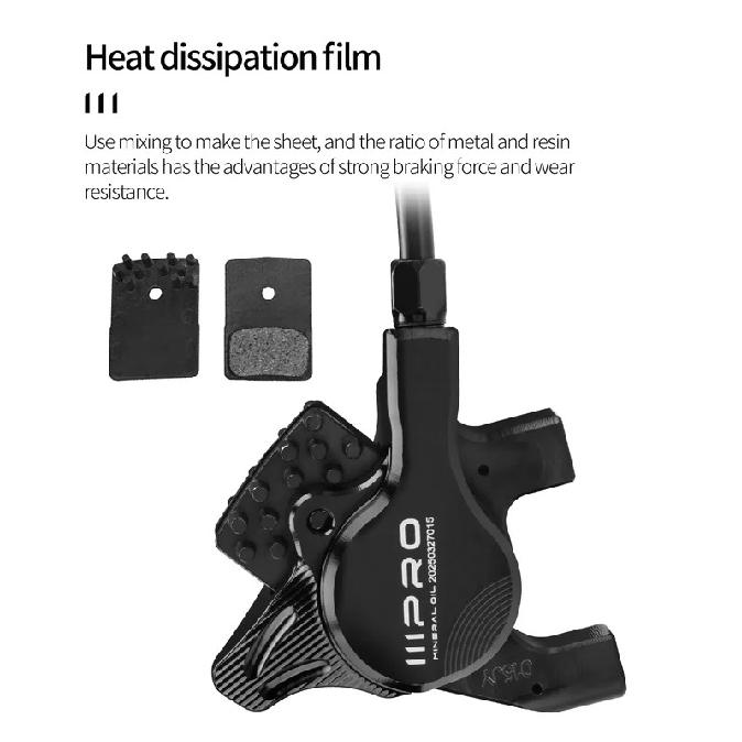 IIIPRO 6R Road Bicycle Hydraulic Disc Brake CNC Integrated Caliper Road Bicycle Line Pull Brake Modified Hydraulic Disc Brake