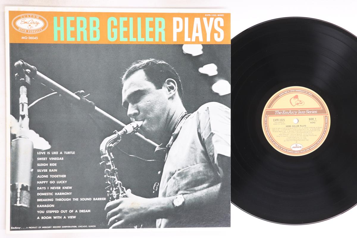

LP Пластинка HERB GELLER - Herb Geller Plays EXPR1025 MERCURY Япония Джаз Б/У