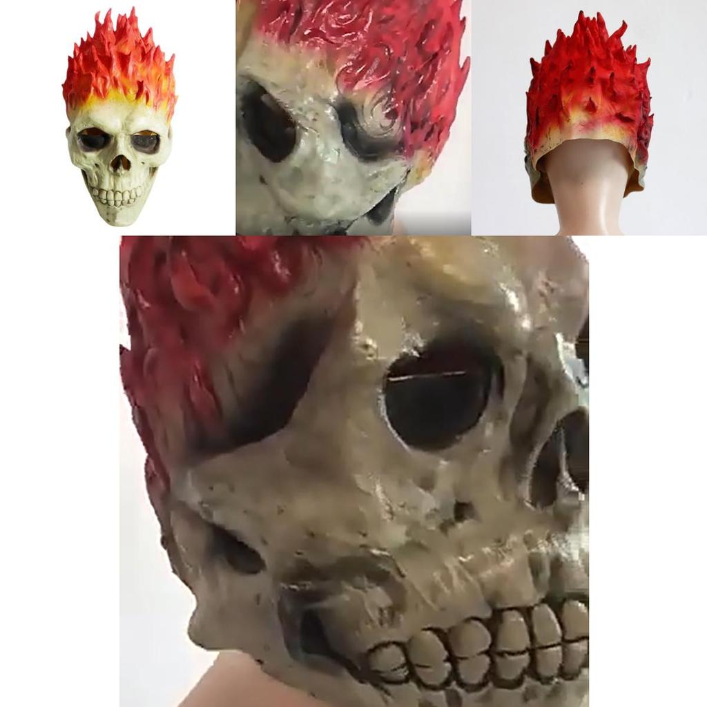 Halloween Face Paint Ghost Rider Mask Skull Car God Mask Soul War Car Mask
