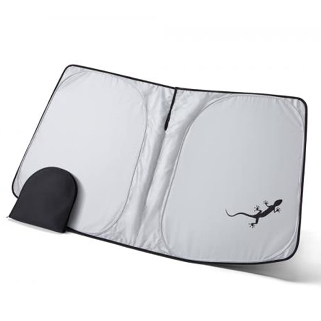 

[AUDI Оригинал] Размер M Передний солнцезащитный экран для A4 A6 A7 A8 Q5 Q7 Quattro Дизайн Gekko серебряный