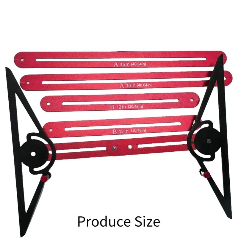 Innovative Stair Treads Template Tool for Precise Measurements and Shelf Layout in DIY and Professional Use