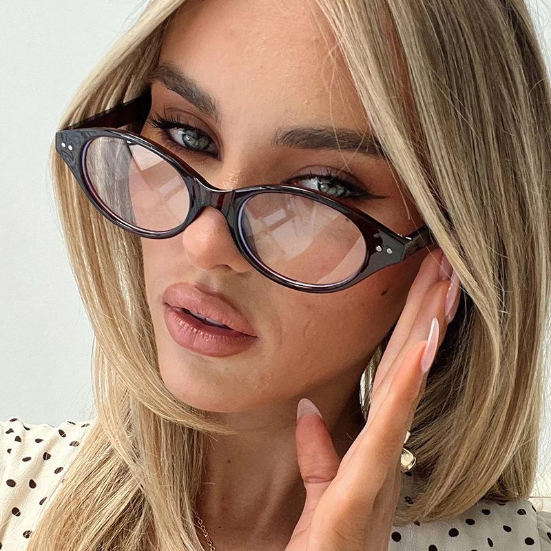 New Vintage Cat Eye Sunglasses Women Men Brand Designer Fashion Goggle Sun Glasses Female Trends Shades Outside Eyewear Uv400