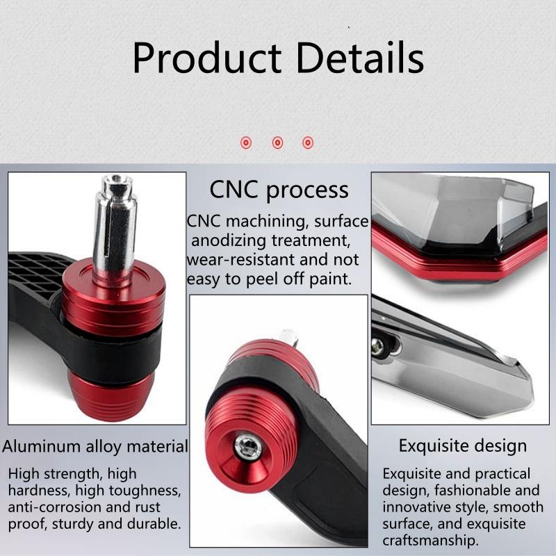 Motorcycle Handle Hand Guards Wind Protector Brush Bar Decoration Universal Motocross Grip Protect Covers Handlebar Handguard