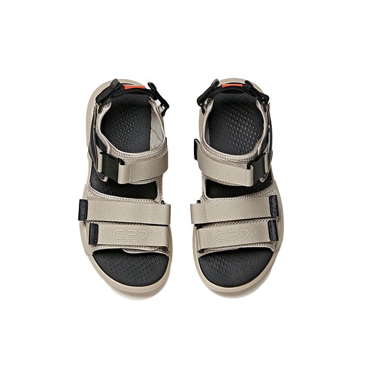 ANTA Men Sport Casual Sandals Off White Black 912126961-1