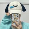 Runny Nose Dog Baseball Cap Korean Style Peaked Cap Casual Cartoon Sun Hat  Men