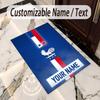Crystal Velvet Rug France national football team Print Custom Name Text Floor Mat Home Decor