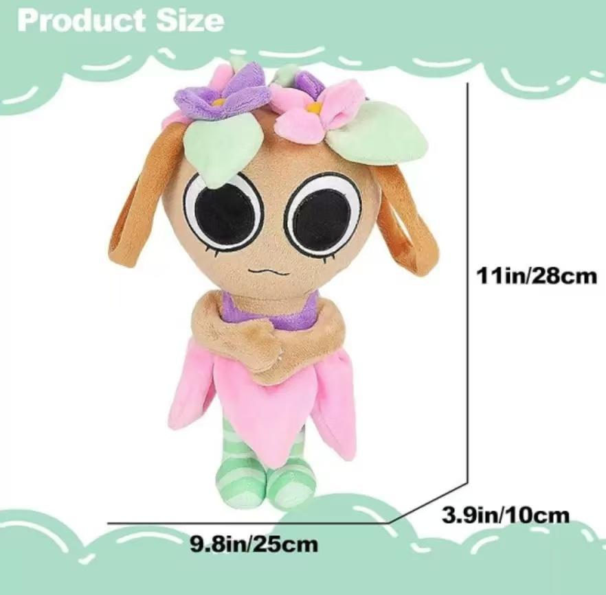 Soft and Huggable Decorative Flower Plush Doll