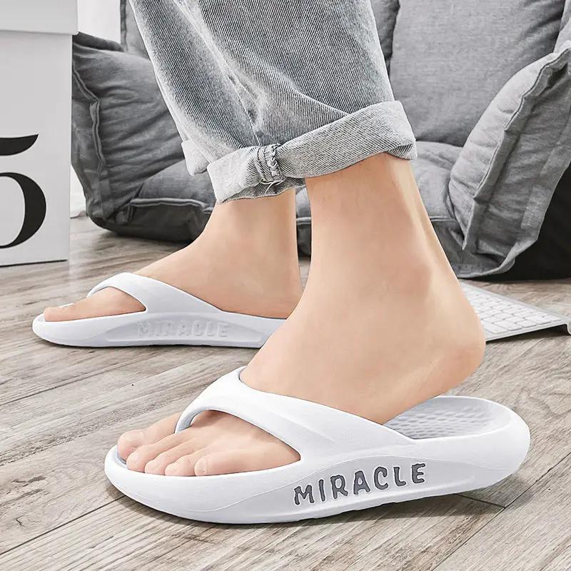Sandals on Beach Flat Shoes for Women Flip Flops Soft Woman Slippers Slides Outside Small Size Chic and Elegant I Y Designer 39