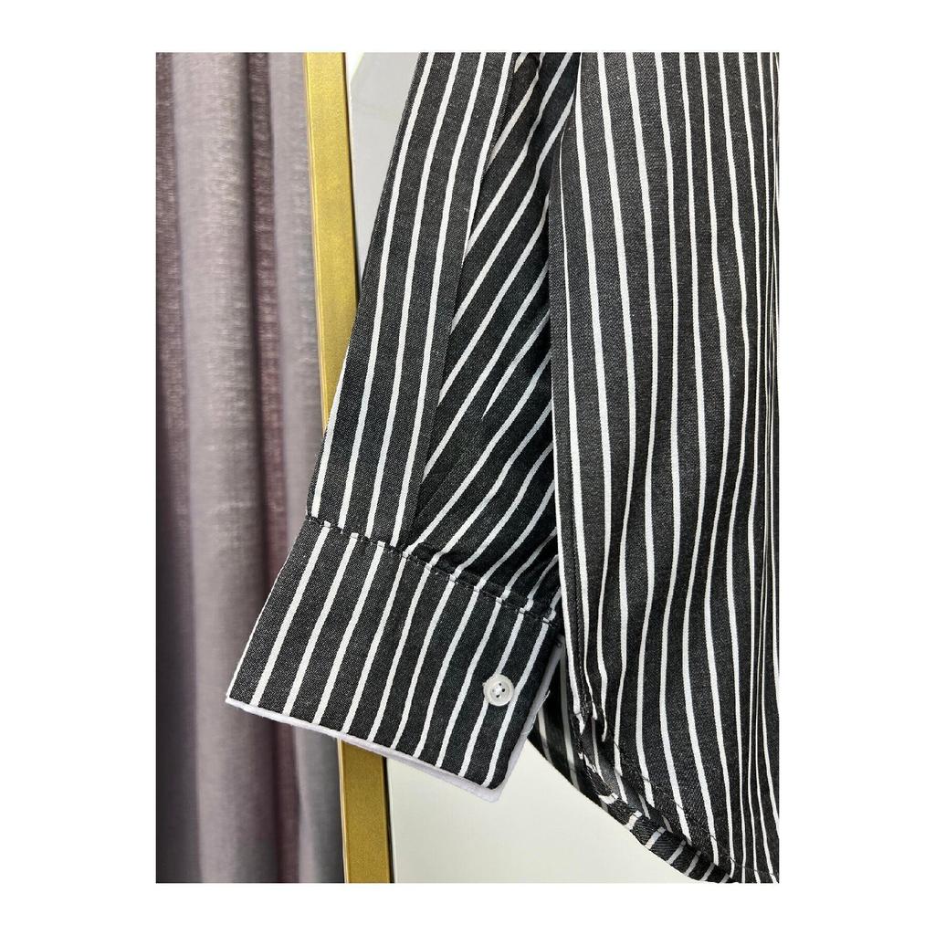 Striped Oversized Women's Shirt