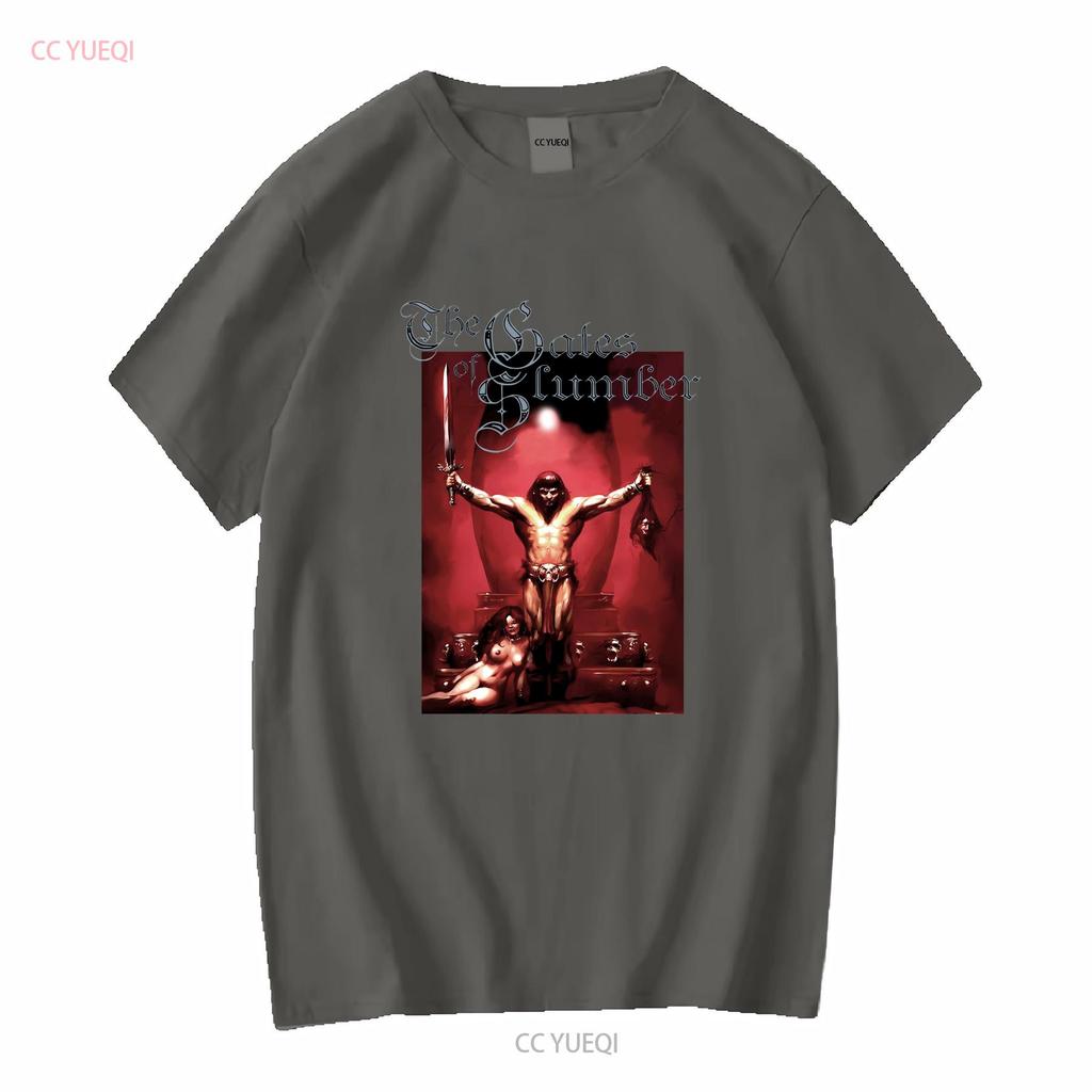 Gates of Slumber The Conqueror T shirt XL 110858 vintage Washed Casual Comfortable streetwear Breathable graphic Versatile Soft