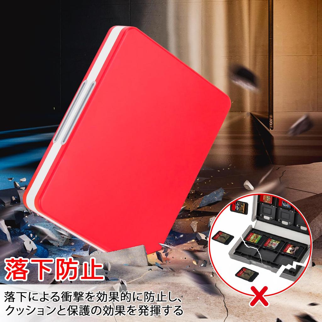 Homgaty 3DS Game Compatible with 3DS Cartridge DS Software Game Card Easy to Dustproof Case, 48-Piece 3DS/DS, Case, Storage, Case, Protective, Carry,