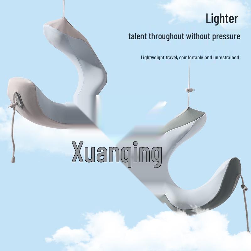 U-Shaped Memory Foam Travel Neck Pillow - Foldable Support for Airplane, Office Nap, with Customizable Logo Option