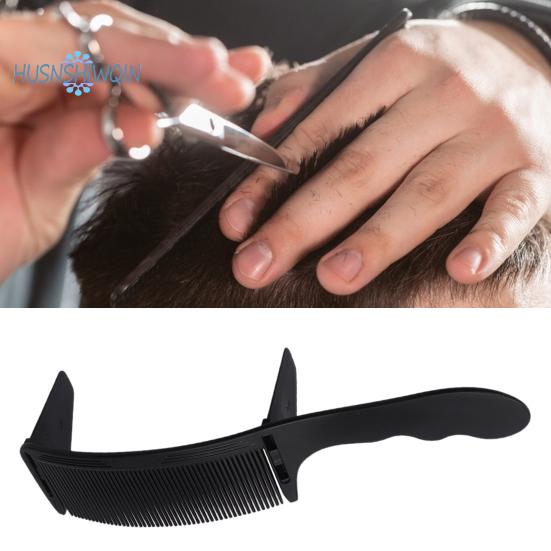 Gebogenes Friseurkamm-Set mit Halterungen, professionelles, verstellbares, hitzebeständiges Haarstyling-Werkzeug für Herren-Haarschneidemaschinen