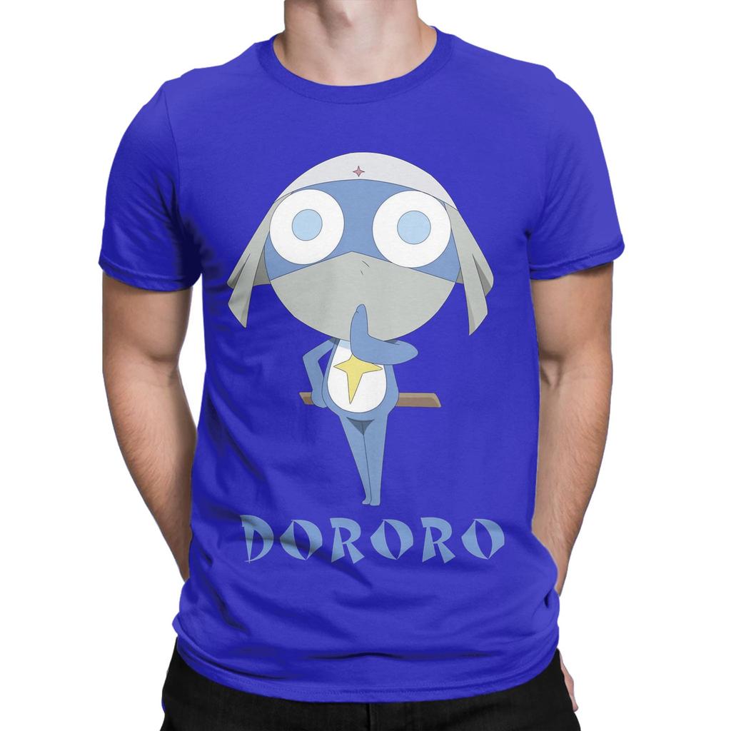 Men Women Lance Corporal Dororo Reporting Sgt Frog Keroro T Shirt  Pure Cotton Clothing Fun Short Sleeve Tees Summer TShirt