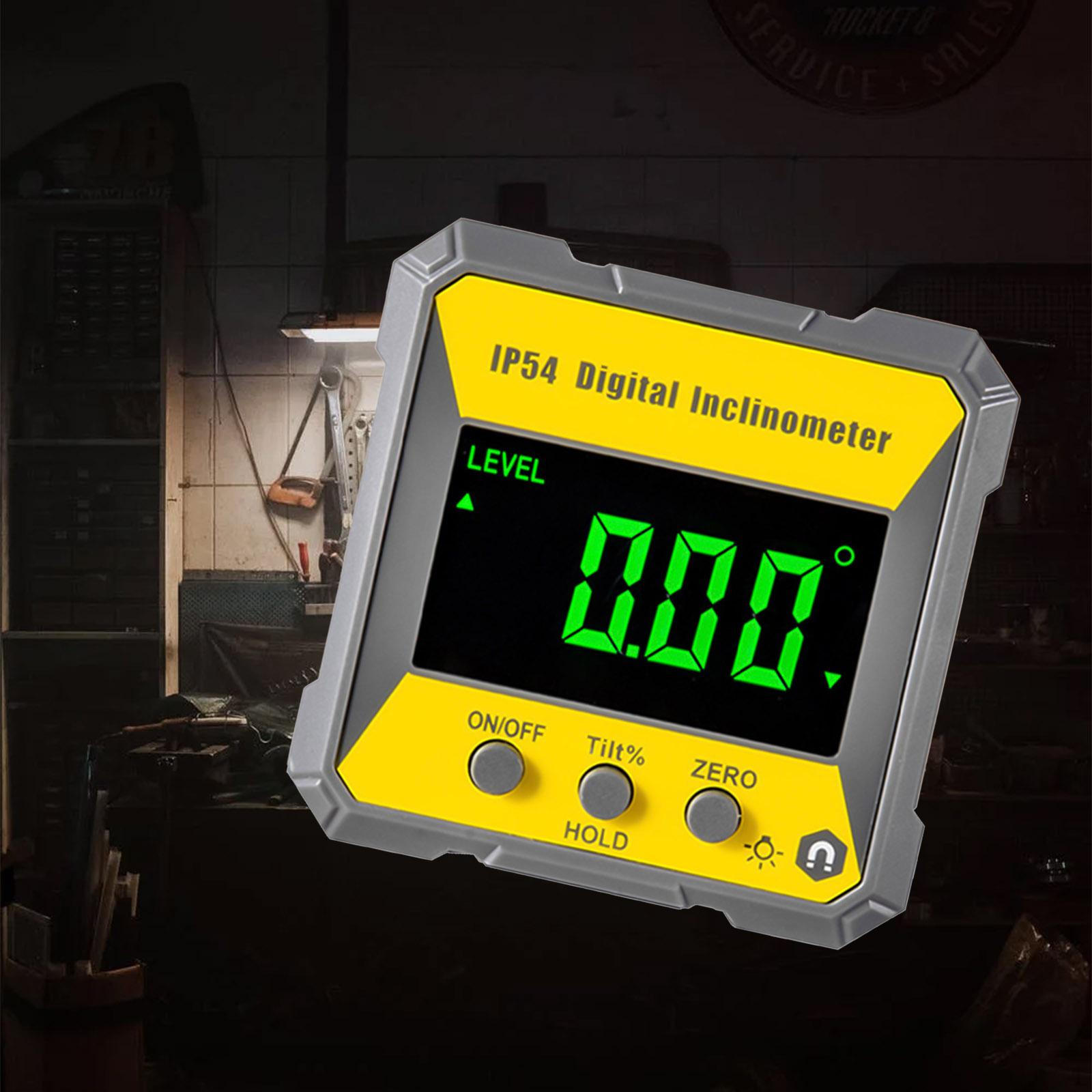 Level Measuring Accuracy ±0.2° Digital Inclinometer for Woodworking Plumbers