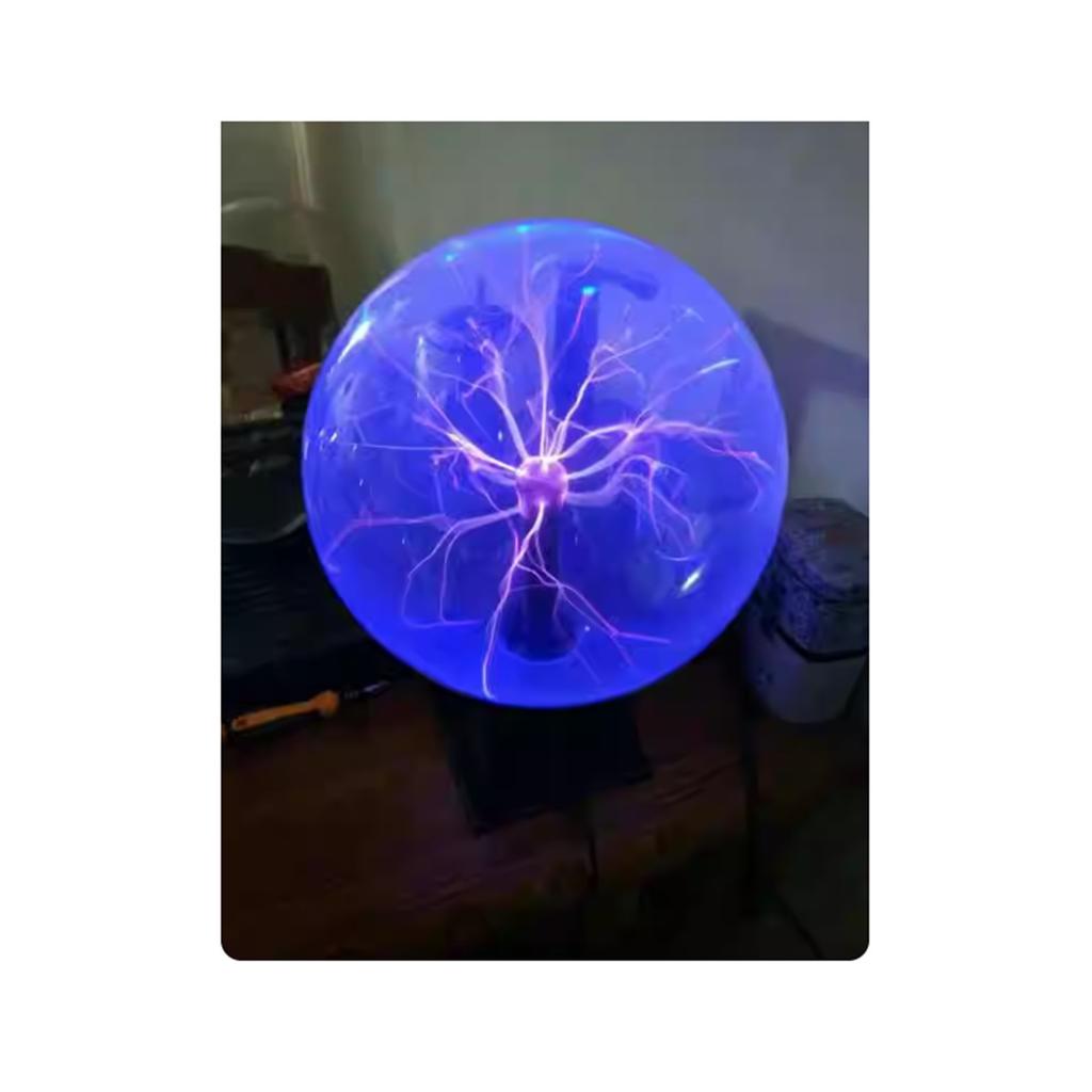 Ionic Ball 8 Inch Luminous Ball Technology Museum Launch Ball Electrostatic Ball Red Light Lightning Ball Blue Light