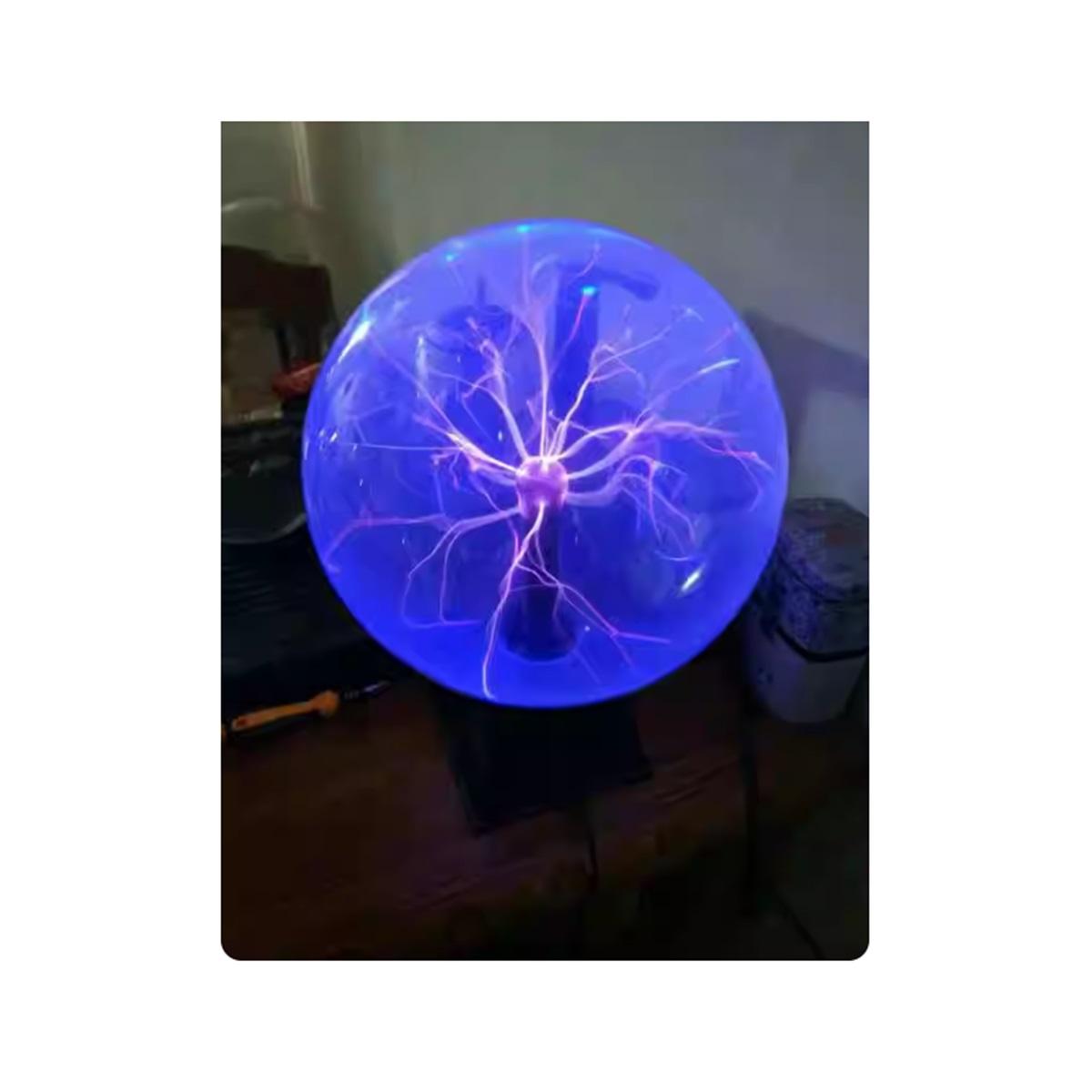 

Ionic Ball 10 inch Luminous Ball Technology Museum Launch Ball Electrostatic Ball Red Light Lightning Ball Blue Light 10 inch blue light