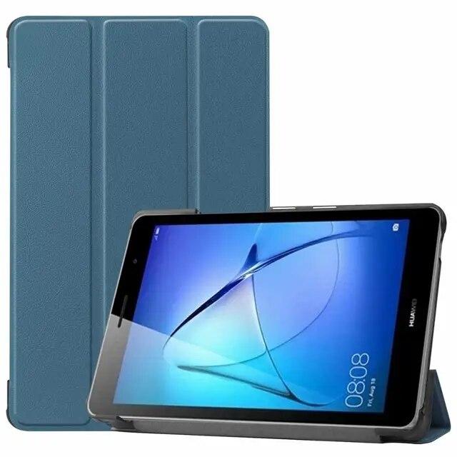 

Для Huawei MatePad T8 Kobe2-L09 Kobe2-L03 8,0 планшет ультратонкий кожаный магнитный чехол-подставка для Huawei T8 чехол темно-зеленого
