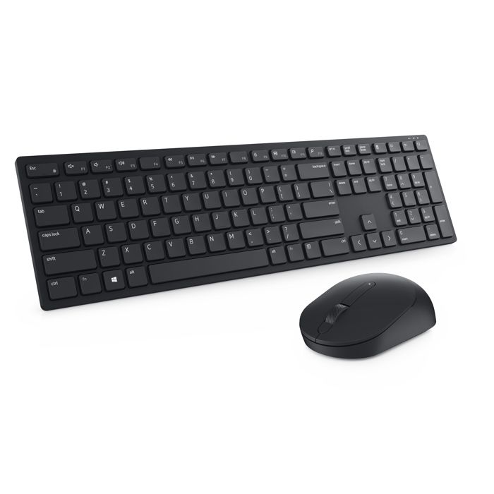 Bezdrátová klávesnice - DELL - KM5221W - QWERTY US International - Černá - Bezdrátová RF