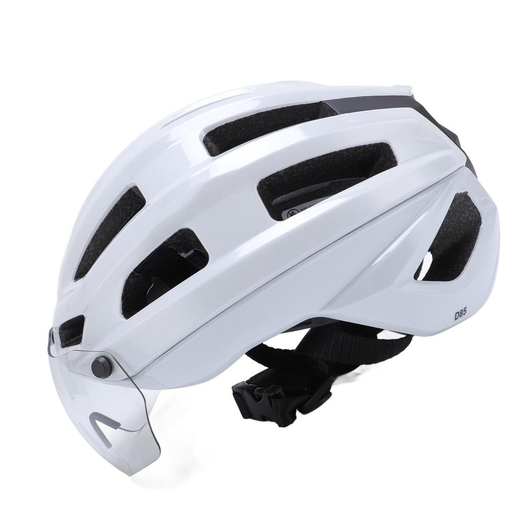 Bike Helmet with Magnetic Photochromic Goggles PC EPS Windproof Impact Proof Lightweight Breathable Cycling Helmet for