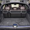 AUCELI Car Trunk Organizer, Backseat Hanging Large Storage With Adjustable Straps, Waterproof Collapsible Cargo Bag With 4 Pockets, Sturdy Space