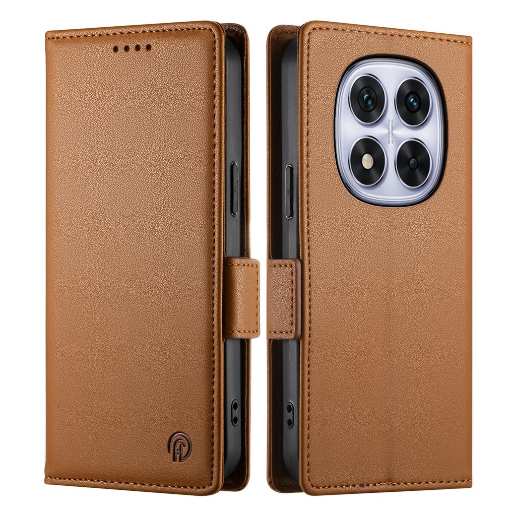 DF-010 For Xiaomi Redmi Note 14 Pro 5G/Poco X7 5G Stand Case PU Leather Wallet Phone Cover