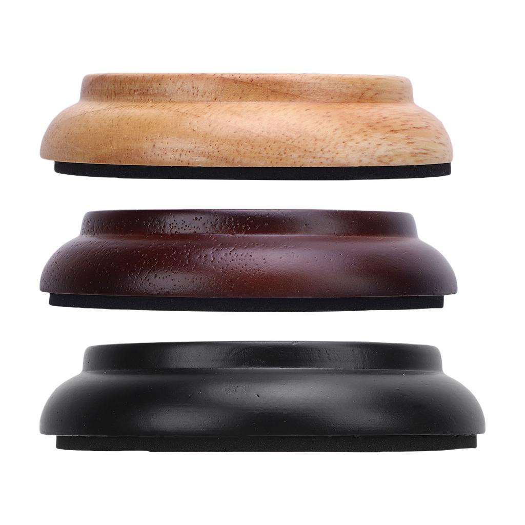 4 st Pianohjulskopp Massivt trä Skumbas Halkfri Ljudreducerande Universal Upprätt Pianohjulskopp F