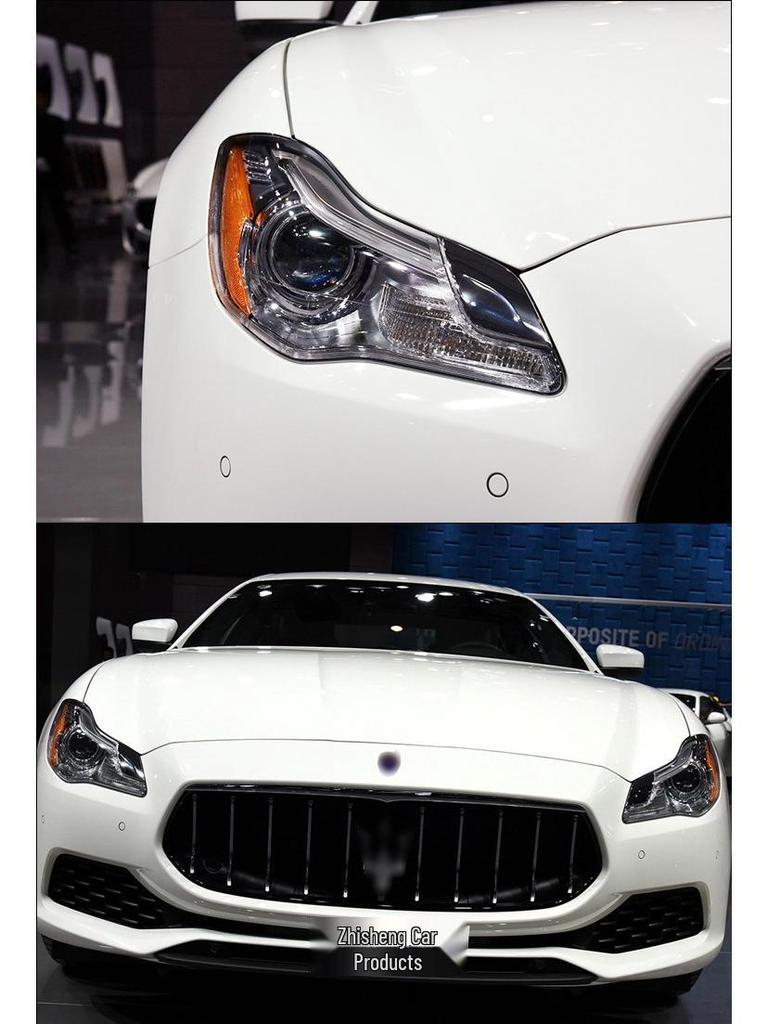 Fits 2013-2017 Maserati Quattroporte Headlight Lens and Cover Housing