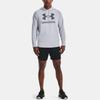 Under Armour Tech Logo Loose Fit Hoodie Men Hoodies Gray 1363663-011