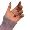 Elegant Pearl Cherry Necklace: Luxe Summer Clavicle Chain for Women