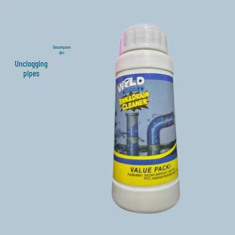 Powerful Pipe and Drain Unblocker for Kitchen, Grease, and Toilet Clogs