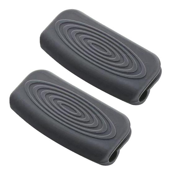 1 Pair Grips Pot Handle Flexible Non-Slip Heat-Resistant Reusable Buckle Design Anti-scalding Silicone