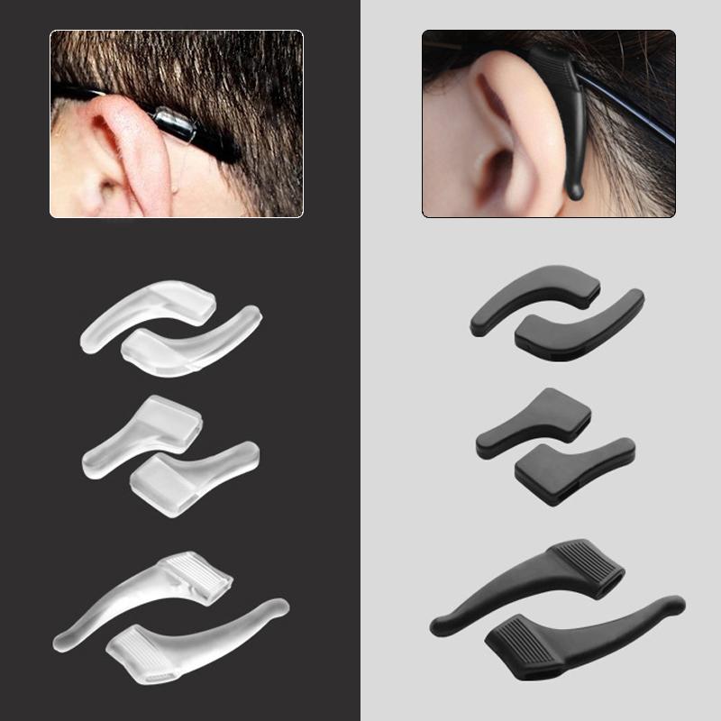 10 Pairs Per Set Silicone Eyeglasses Ear Hooks Elastic Non-Slip Eyewear Ear Grips High Quality Soft Glasses Retainers Set
