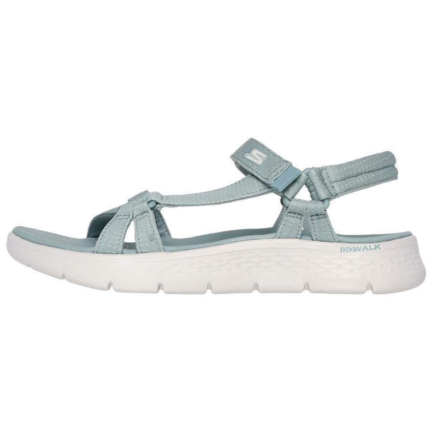Skechers Go Walk Flex Sublime Мягкие Удобные Пляжные Сандалии Женские Сандалии Зеленый 141451-SAGE 37