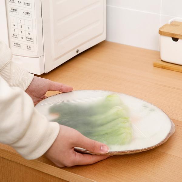 100PCS Multifunktionale Konservierungsfolie Frischhalteversiegelungsfolie Einweg-Frischeabdeckung