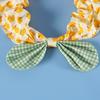 Dog Bandana Bib Cute Yellow Duck Design Dog Saliva Towel Adjustable Pet Collar Scarf for Small Medium Large Dogs Cats