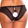 Polyester Fabric Lace Underwear Open Crotch Underwear Sexy Underwear Solid Color