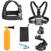 Kit de Montagem Esportiva 7 em 1 para Câmera de Ação AKASO Compatível com EK7000 / EK7000 PRO / V50 X / Brave 4 / Brave 4 PRO / Brave 7 LE / Bra