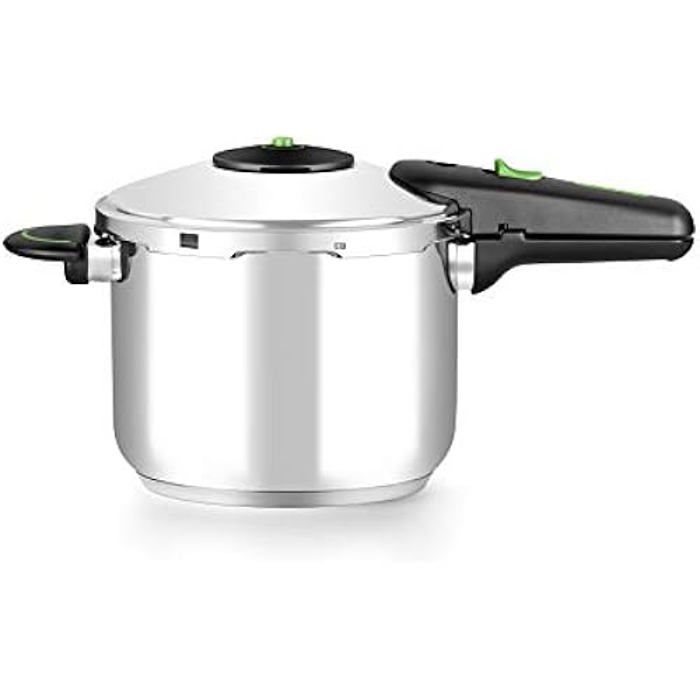 Monix Presto - Autocuisseur Rapide 7 Litres, Acier Inox 18/10, Compatibles Toutes Sources De Chaleur Induction Incluse