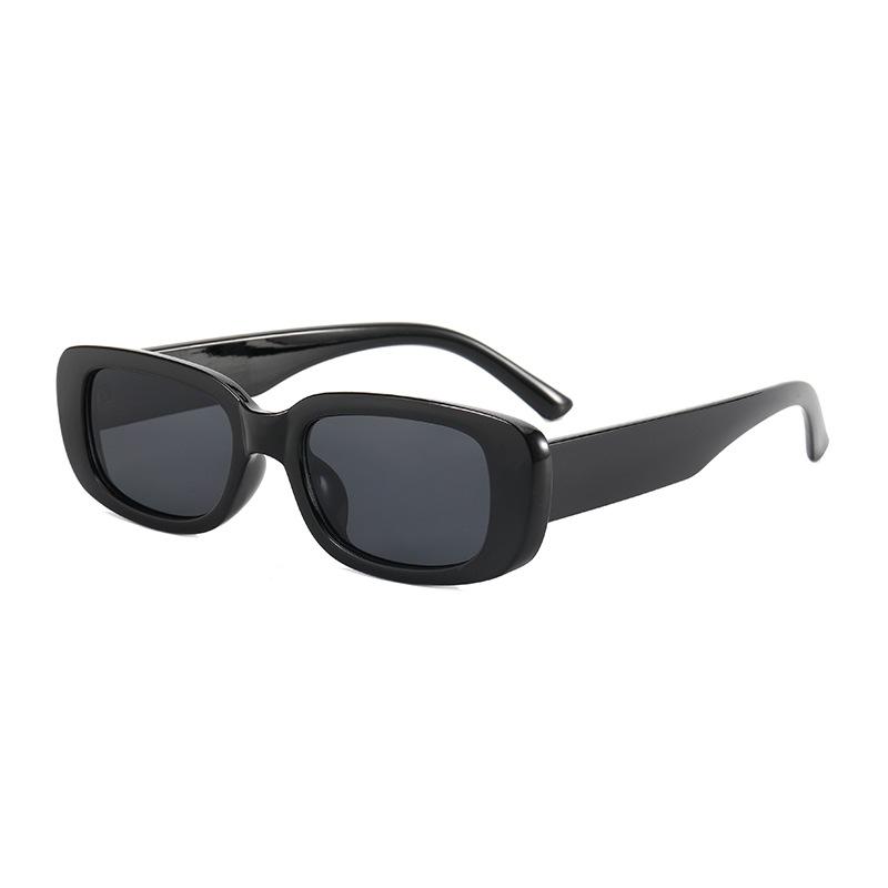Neue trendige Sonnenbrille mit kleinem Rahmen, quadratische Jelly-Farbe, modische Street-Shot-Sonnenbrille, hochwertige Damen-Sonnenbrille