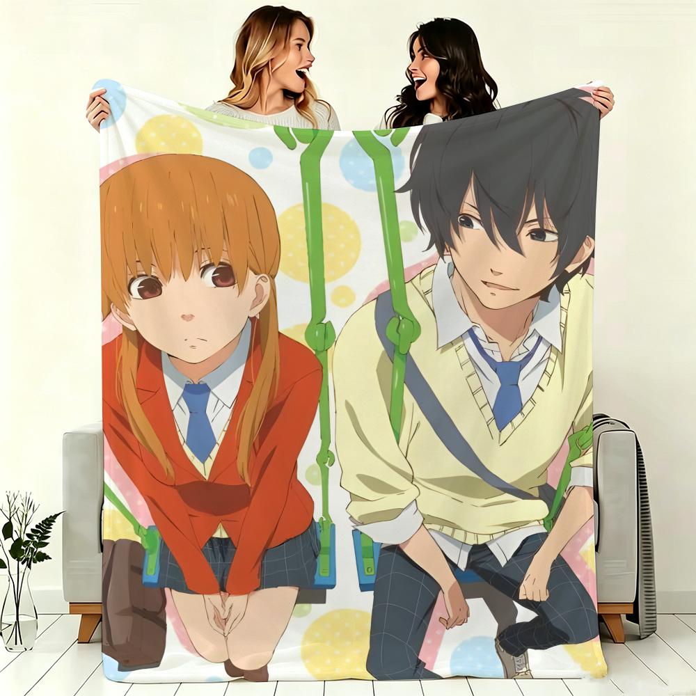 Anime M-My LittleS MonsterS Throw Soft Warm Throw Blanket for Bedroom Living Room Bed Travel Camping Picnic Gift