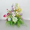 Monet Garden Wedding Arrangement: Mori Style Artificial Flower Row for Ground, Window, and Hotel Decoration.