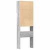 Mobile per Lavatrice Grigio Sonoma 64 x 24 x 190 cm Legno Ingegnerizzato