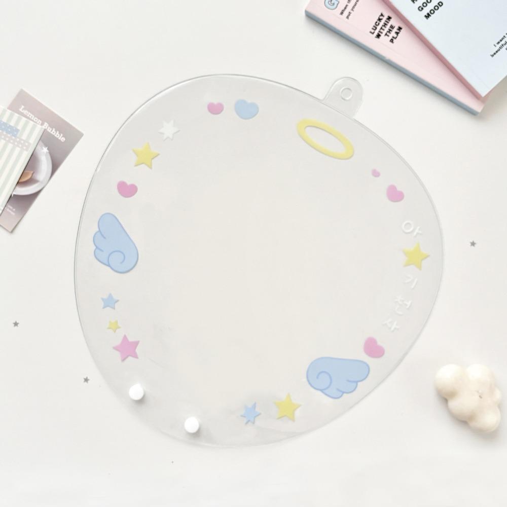 

Clear Uchiwa Fan Sleeve PVC Hand Fan Protector Cover Cheering Fan Storage Case Idol Concert Fans 2