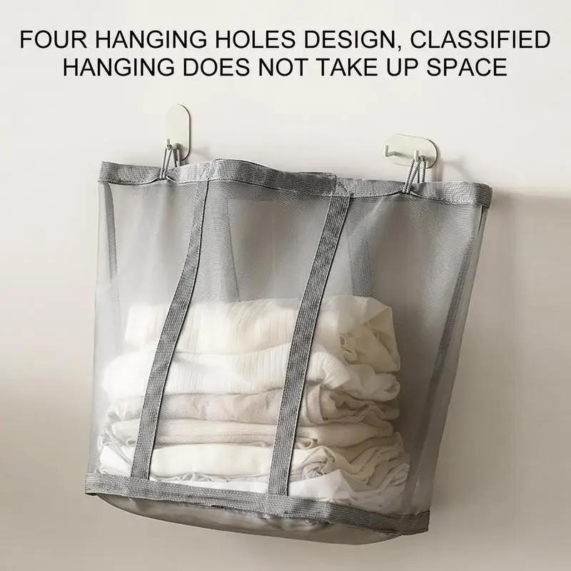 Foldable Laundry Basket with Handle, A Portable Foldable Dirty Laundry Organizer Suitable for Bedrooms,Laundry Rooms,Bathrooms