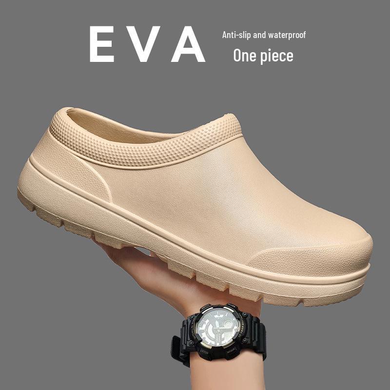 

Водонепроницаемые Нескользящие Резиновые Сапоги и Летняя Обувь для Повара: Дышащий, Защитный для медсестер, мужчин и женщин; Крутой, Удобный, Легко надевать/снимать.