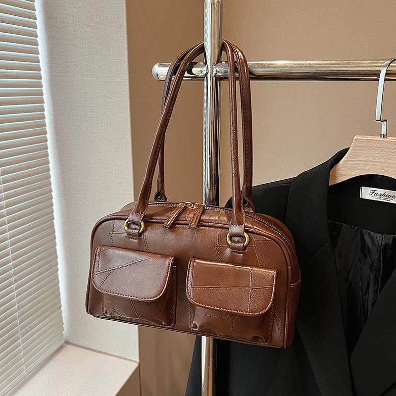 

Сумка на одно плечо из ПУ большой вместимости подмышкой, корейская версия, модная женская сумка